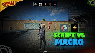 FF Script V5 New Macro Panel ⚡ Free Fire Macrodroid Sensi ⚙️ [upl. by Enrev]