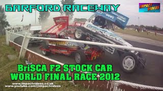 BriSCA F2 Stock Car World Final Race Barford Raceway 2012 [upl. by Watt411]