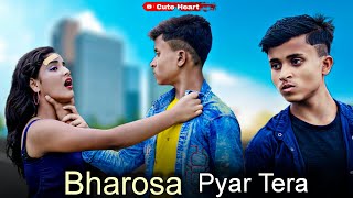 Bharosa Pyar Tera  Sahir Ali Bagga  Triangle Bewafa Love Story  Reels Vs Real  New Hindi Songs [upl. by Lipinski]