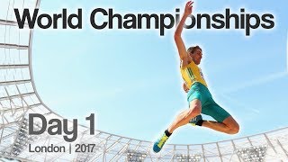 London World Championships Decathlon Vlog  Day 1 [upl. by Anrehs735]