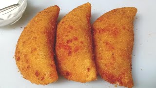 Chicken Halfmoon Fried Pie Recipe  Make and freeze Recipe  Halfmoon Recipe  Ideas on Cooking [upl. by Urata695]