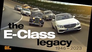 Mercedes EClass Legacy Testdriving 7 Generations of Daimlers most important Model German [upl. by Erdnaed]