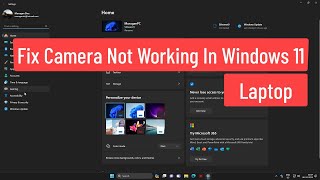 FIX Camera Not Working in Windows 11 Laptop [upl. by Henig]