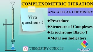 Complexometric Titration with EDTAEriochrome BlackTMetal ion IndicatorsChemistrycubicle [upl. by Bueschel]