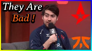 Astralis Lider About Fnatic [upl. by Menell]