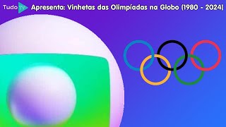 Cronologia 190 Vinhetas Olimpíadas de Verão na Globo 1980  2024 [upl. by Kimber]