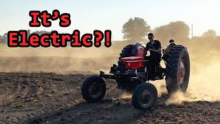 I converted a 60yearold tractor to electric [upl. by Yhotmit]