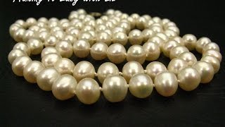 How To Reknot knot Pearls With Knotting Tool [upl. by Jona]