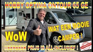 Hobby Optima Ontour 65 GE extra korting FULL OPTIONS 2024  camper review [upl. by Massimiliano66]