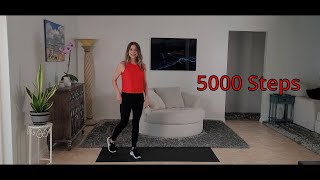 5000 Steps Indoor Walking Workout [upl. by Euqinomahs]