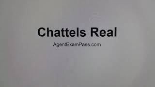 158 chattels real Free Real Estate License Exam Words Questions AgentExamPasscom [upl. by Millhon]