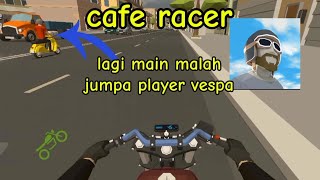 cafe racer  sunmori di kota malah jumpa player Vespa😱😱😱 [upl. by Dagna214]