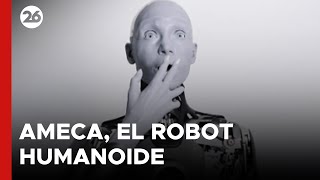 REINO UNIDO  Ameca el robot humanoide más avanzado [upl. by Asirral552]