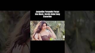 Jacqueline Fernandez ForaysInto Music Unveils Debut Song Stormrider [upl. by Ahsyas]