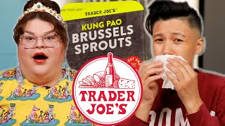 We Try Every New Trader Joes Food For October PART TWO  Kitchen amp Jorn [upl. by Ailimat99]