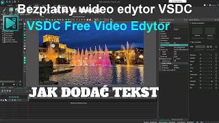 VSDC Jak dodać tekst do filmu Efekty Bezpłatny widio edytor [upl. by Henrietta]