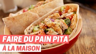 Faire du PAIN PITA  MARMITON [upl. by Hashum]