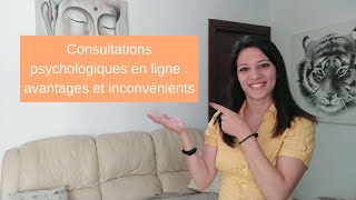 Consultations psychologiques en ligne  avantages et inconvénients [upl. by Asena]