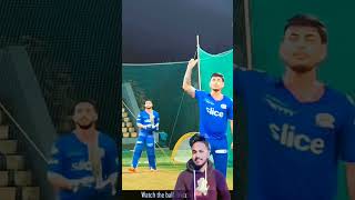 Ishan Kishan bowling practice viral trending cricket video [upl. by Ivers]