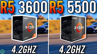 Ryzen 5 3600 vs Ryzen 5 5500  Tested in 2023 [upl. by Grete]