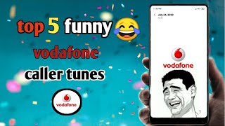 caller tunesvodafone Top 5 Funny vodafone Caller Tune 😂best prank caller tunes 0rs set callertune [upl. by Ronal]