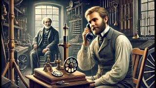 टेलीफोन के आविष्कार की कहानी  invention story of telephone  how telephone works  graham bell [upl. by Aihsilef452]