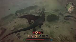 Path of Titans  Tyrannosaurus Rex Realism Fights and Hunts [upl. by Mathre129]