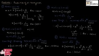 problems on properties of Z transform part 1  EC Academy [upl. by Lemert]