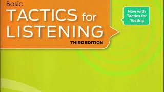 Tactics for Listening Third Edition Basic Student Book Unit 1 track6 [upl. by Diad989]