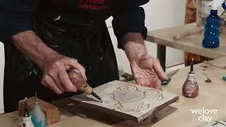 Masterclass  Clive Bowen  Decorating Tiles and Bowls  Teaser [upl. by Clementina]