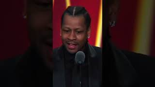 Allen Iverson talks about why Michael Jordan is his hero [upl. by Ateekan]