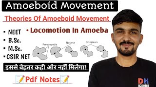 Amoeboid Movement In Hindi  Theories Of Amoeboid Movement  By Dadhich Sir [upl. by Marriott]