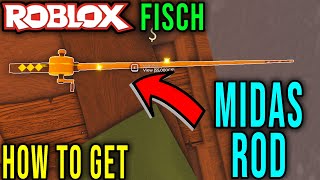 MIDAS ROD LOCATION  HOW TO GET FISCH  Roblox [upl. by Kenji]