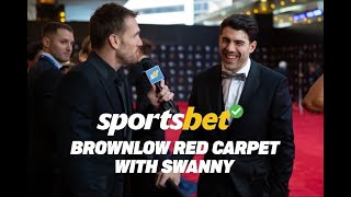 Brownlow Red Carpet with Swanny [upl. by Stortz88]