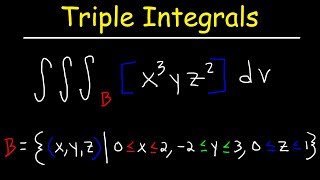 Triple Integrals  Calculus 3 [upl. by Annawal566]