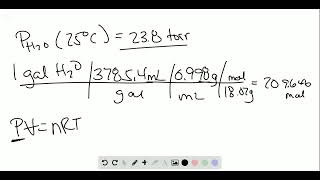 Consider a perfectly insulated and sealed container Determine the minimum volume of a container suc [upl. by Ayotahs823]