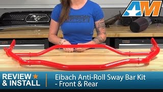 20152017 Mustang Eibach AntiRoll Sway Bar Kit  Front amp Rear Review amp Install [upl. by Nallek20]