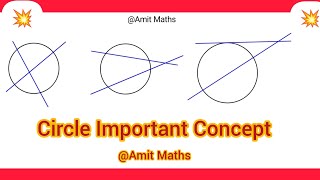 💥📘💯Circle Important Concept 💯💥📘 maths circle calculation ssc ssccgl Amitmaths2 [upl. by Rizika]