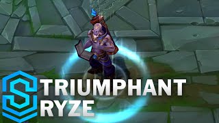 Triumphant Ryze 2016 Skin Spotlight  League of Legends [upl. by Ainot]