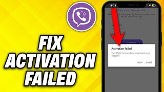 How To Fix Viber Activation Failed 2024 [upl. by Innis]