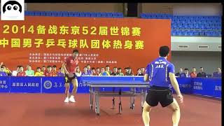 From a coachs perspective what differences can you see in Zhang Jike vs Ma Long4K remastered [upl. by Meares]