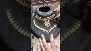 Chokar necklace making video viral gold jewellery Thejewellerymakers chokernecklace [upl. by Llemar]