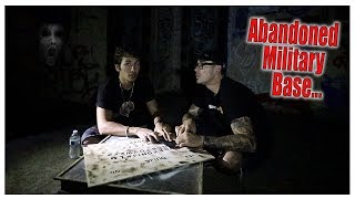 OUIJA BOARD in ABANDONED Military Base CHASED OUT [upl. by Radke45]