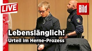 HerneKiller vor Gericht – Lebenslang für Marcel Hesse  BILD live 31012018 [upl. by Femmine]