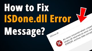 How to Fix ISDonedll Error While Installing Games  Tutorial [upl. by Zuleika]