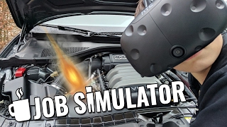 KLANTEN BEKOGELEN  Job Simulator VR Auto Mechanic HTC Vive [upl. by Alair328]