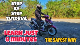 paano mag drive ng AUTOMATIC na motor  EASY STEP BY STEP TUTORIAL  YAMAHA MIO i125 [upl. by Drawe484]