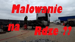 Gruby remont robura cz 2🚛 Piaskowanie I Mycie I Neutralizator rdzy I Maluje na rdze I RMK PL IACTROS [upl. by Jaquenetta]