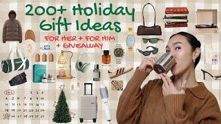 200 HOLIDAY GIFT IDEAS FOR HER amp HIM  HOLIDAY GIVEAWAY [upl. by Ailecec352]