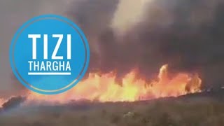 حرائق تيزي وزو  كارثة حقيقة 🌋Tizi ouzou en feu Sos [upl. by Victoir]